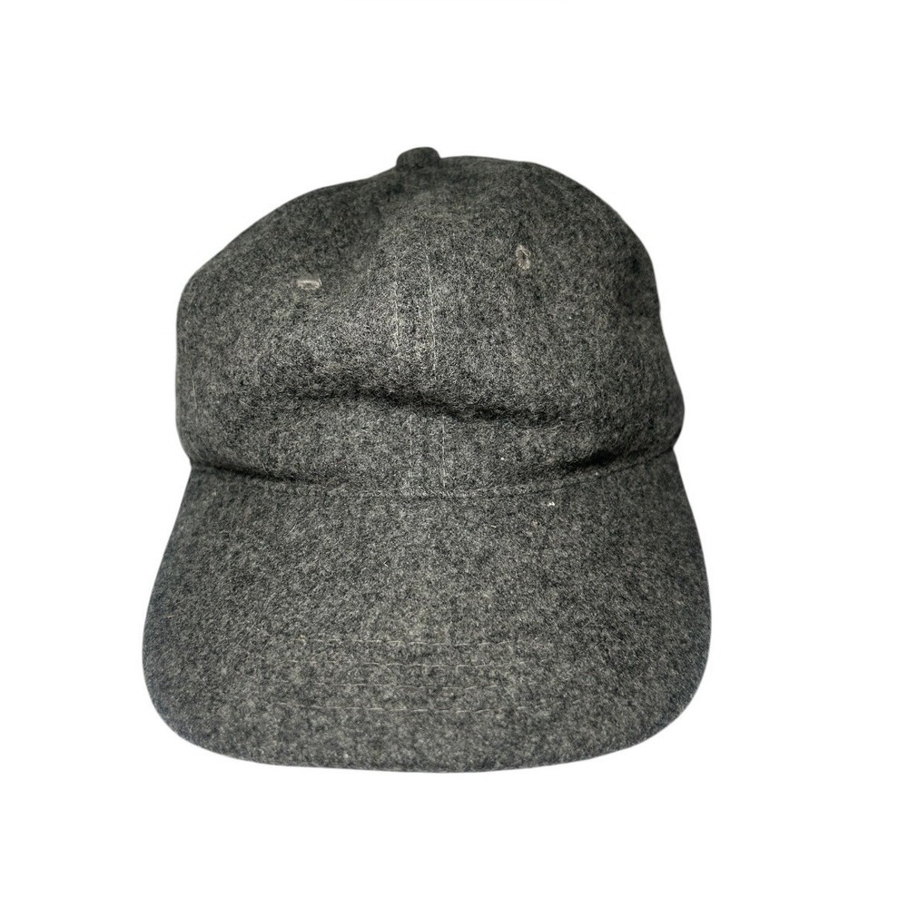 Men's Gray Wool Blend Hat Adjustable Casual‎ Vintage Winter Fall Warm